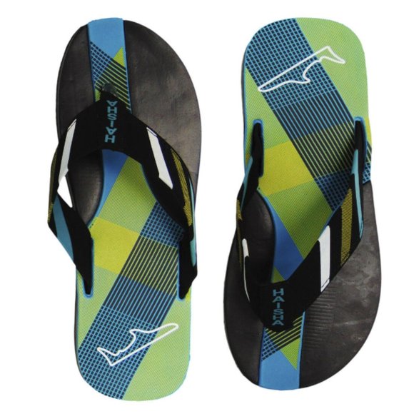 SUMMER SOFT SANDALS MENS TRICOLOR POOL BEACH SHOES - Picture 2 of 4